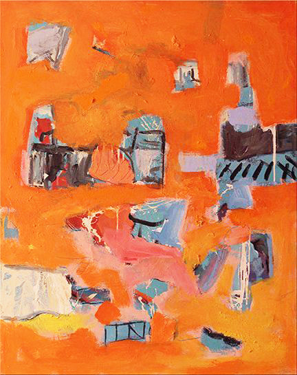 My granddaughter's room  92 x 73 cm (P 25)-S Modern Painting