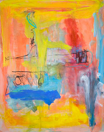 Back to school  92 x 73 cm (P 25)-S Modern Painting